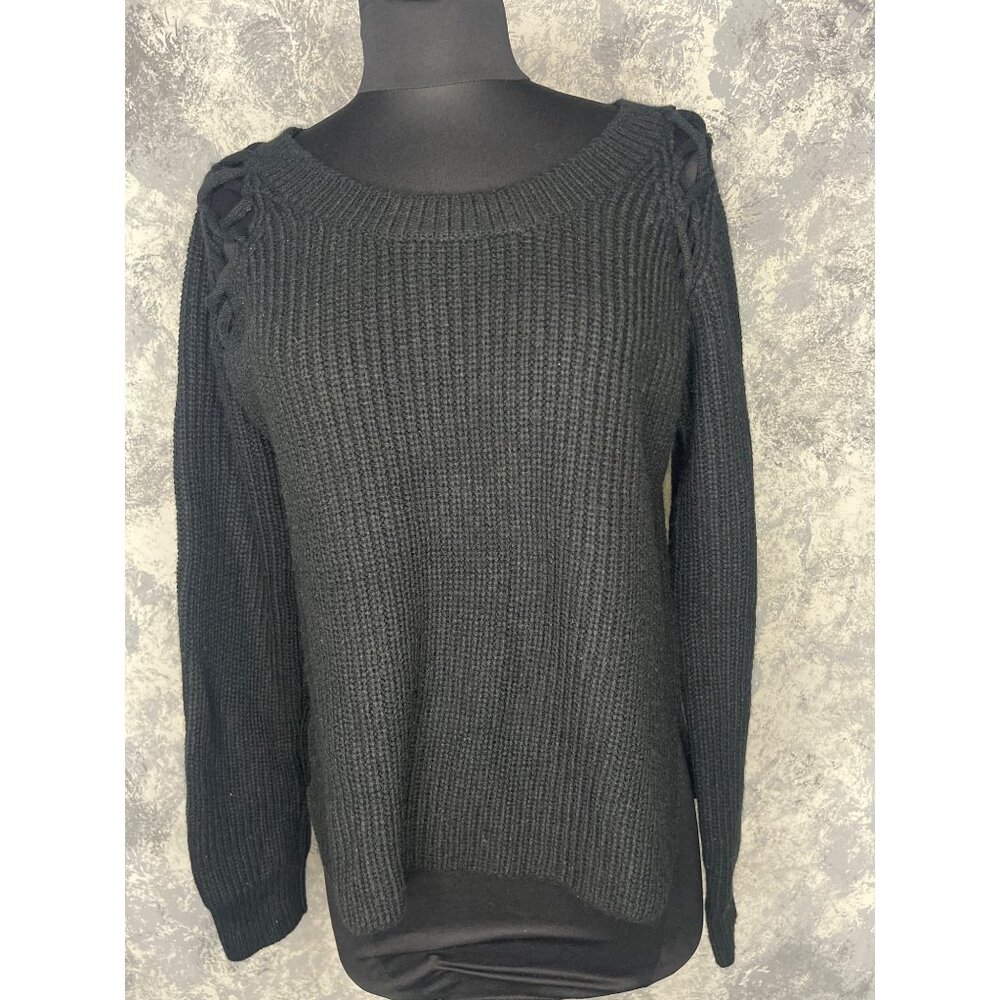 Asiznna Women's Black Sweater Size L